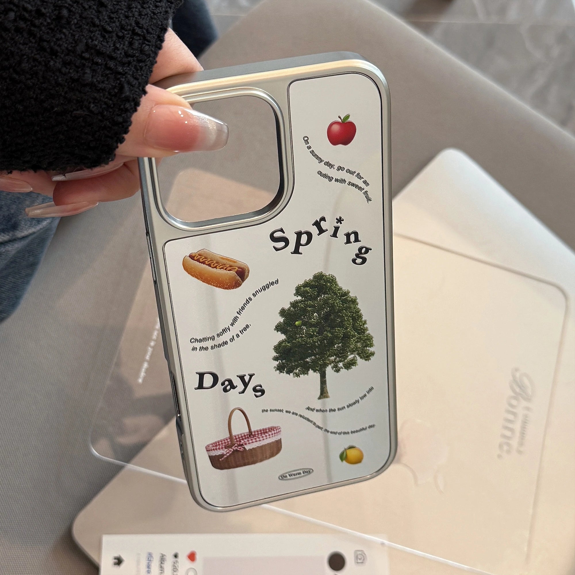Picnic in the Woods - iPhone Case